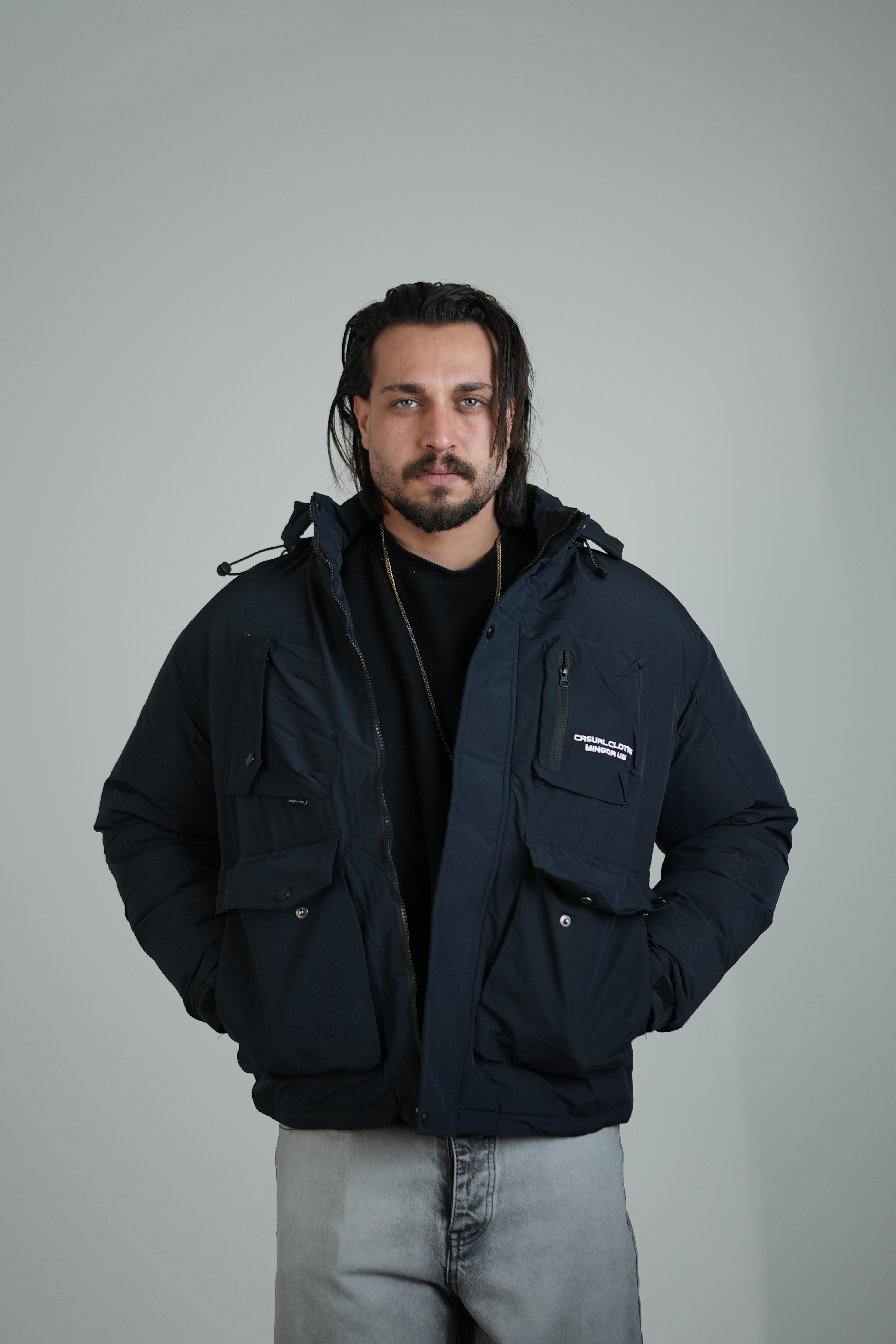 کاپشن کد 1804 سورمه ای