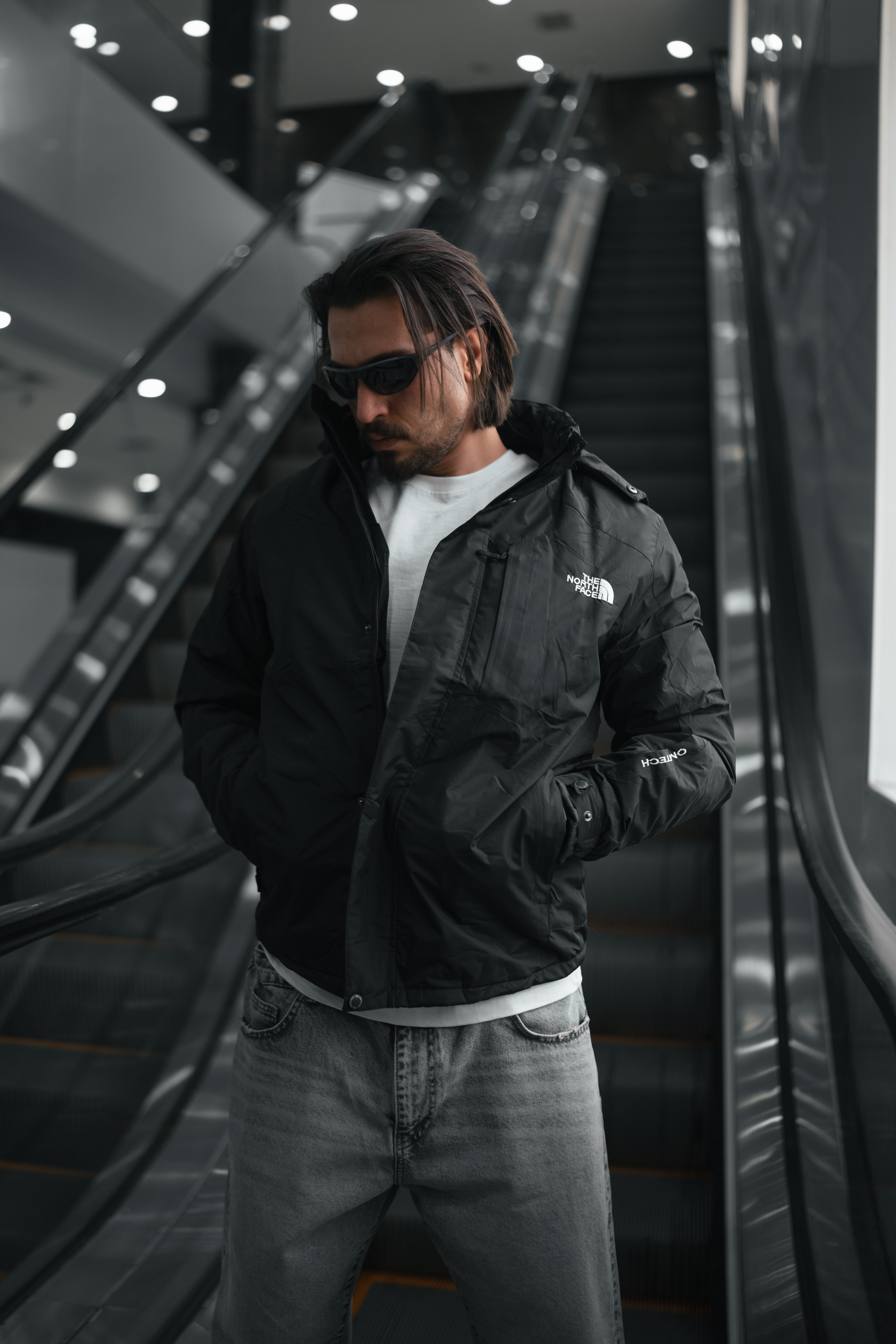 کاپشن the north face کد 1798(مشکی)