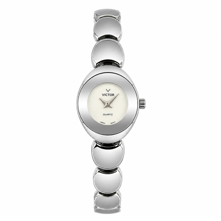 ساعت مچی عقربه‌ای زنانه ویکتور مدل V5778-01 - اورجینال