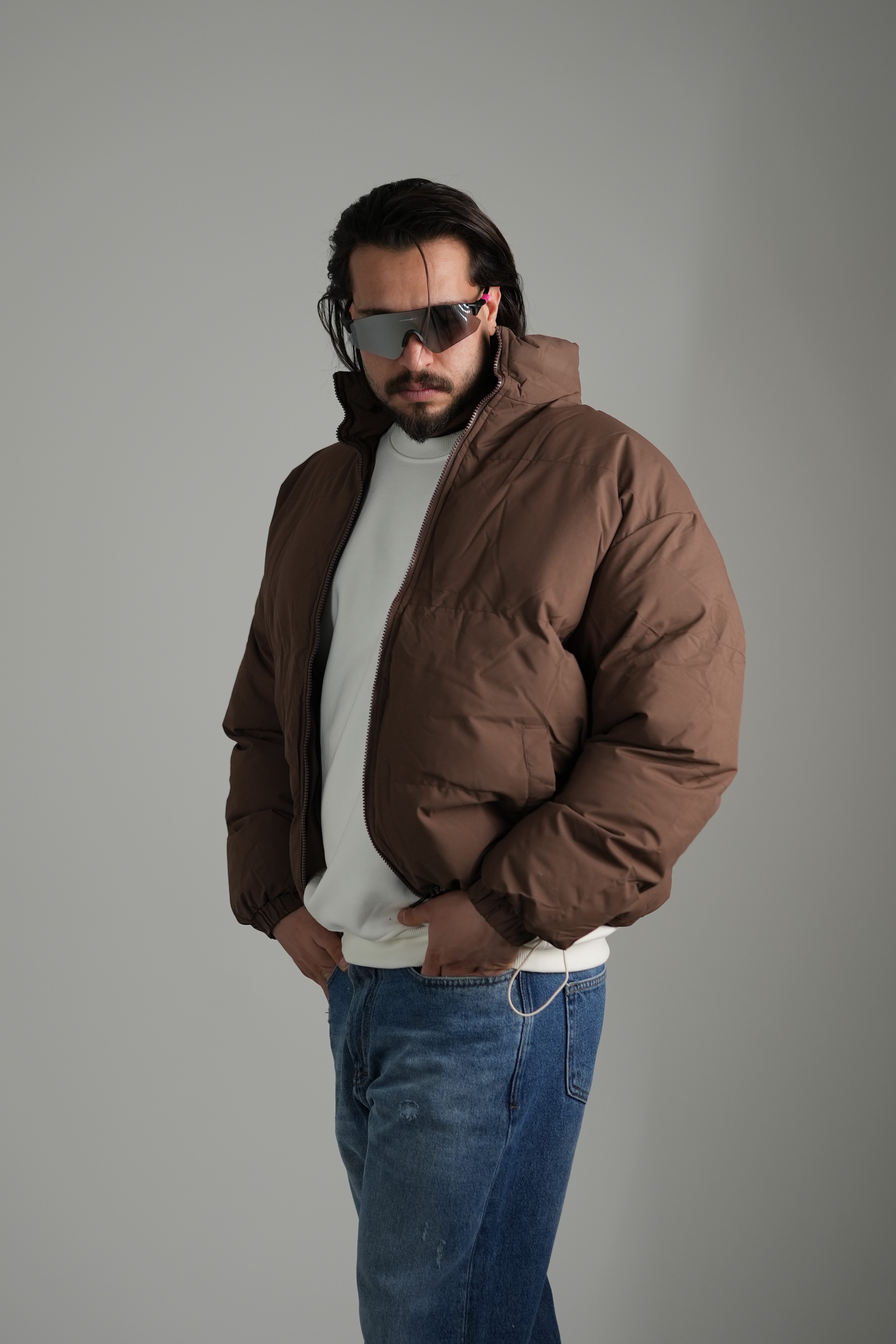 کاپشن کد1992 قهوه ای